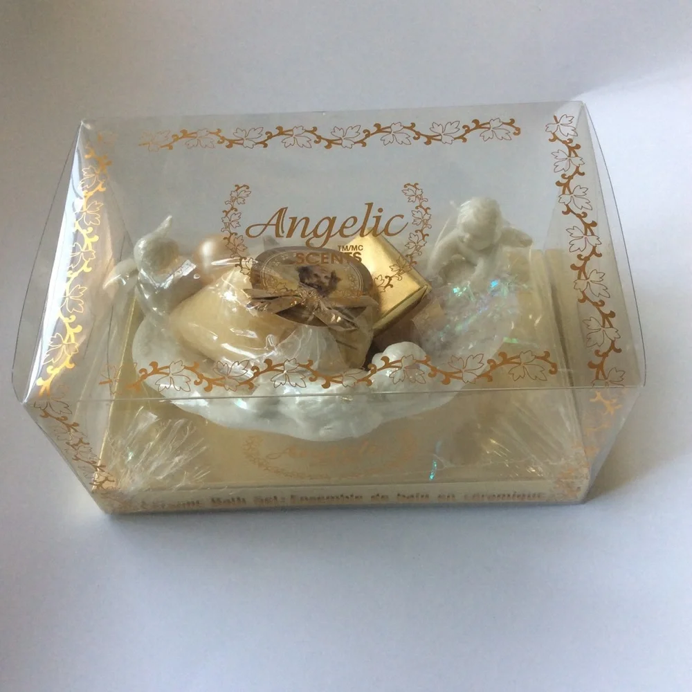 Angelic Scents Cream Cherub Soap Dish Vintage New